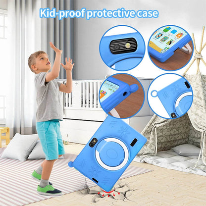 BDF K2 New 5G Kids Tablet 7 Inch Quad Core 4GB RAM 64GB ROM Android 9.0 Google Learning Education Games Tablets WiFi Bluetooth - Price Value Store