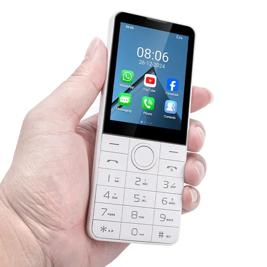 UNIWA DOOV R77 4G Mobile Phone Smart Touch Screen Android 13 Keypad Phones 2.8" 3GB +32GB 2100mAh Phone Whatsapp Hebrew Keyboard