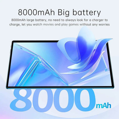 New 10.36 Inch Tablets 10 Core 8GB RAM 512GB ROM Android Tablet 2000x1200 HD Display 5G Dual WiFi Dual SIM Google Play 8000mAh - Price Value Store