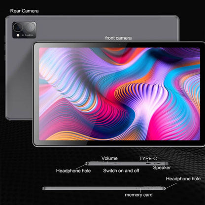New 10.36 Inch Tablets 10 Core 8GB RAM 512GB ROM Android Tablet 2000x1200 HD Display 5G Dual WiFi Dual SIM Google Play 8000mAh - Price Value Store
