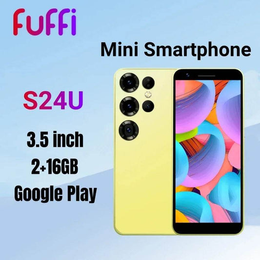 FUFFI-Mini Phone S24U, 3.5 inch,Google Play,16GB ROM,2GB RAM,Smartphone Android 2250mAh Mobile phones 2+5MP,Original Cell phone - Price Value Store