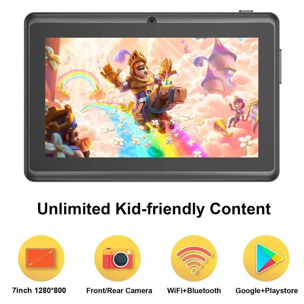BDF-Q8 New 7 Inch Tablets Android 13, 4GB RAM 64GB ROM, 1TB Expand, WiFi, 4000mAh Battery,Dual Camera, Google Learning Tablet PC - Price Value Store