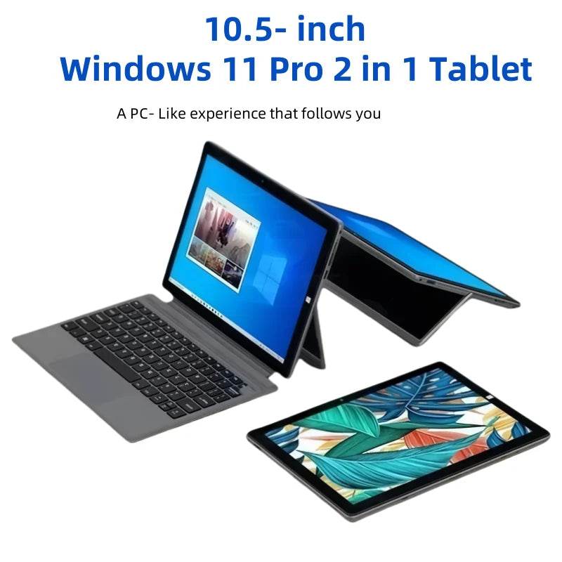 LPDDR3 12GB RAM 512GB SSD ROM 10.5 INCH Windows 11 Pro Tablet 64Bits Intel Core m5 CPU 1920*1280IPS Dual Cameras 2 x USB-A 3.0 - Price Value Store