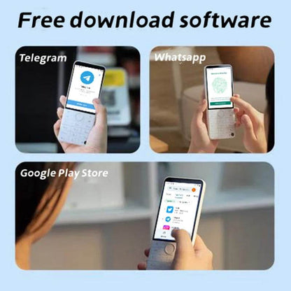 Qin F22 Pro Google Version Duoqin MTK Helio G85 Wifi 3.54 Inch Octa Core Bluetooth 5.0 640*960 Touch Screen Phone - Price Value Store