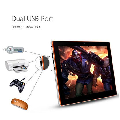 32Bit 10.6" Windows 10 Tablet PC 2GB RAM 32GB ROM X5 Z3735F Quad Core 1.33-GHz 1366 x 768 Pixel WIFI HD-MI 6600mAh ﻿