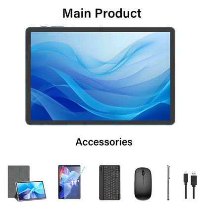 Relndoo Android 15 Tablet 11 Inch, 24GB(4+20 Expanded) RAM+128GB ROM,1280x800 Screen, 5G WiFi, 8000mAh Battery, 5MP+13MP - Price Value Store