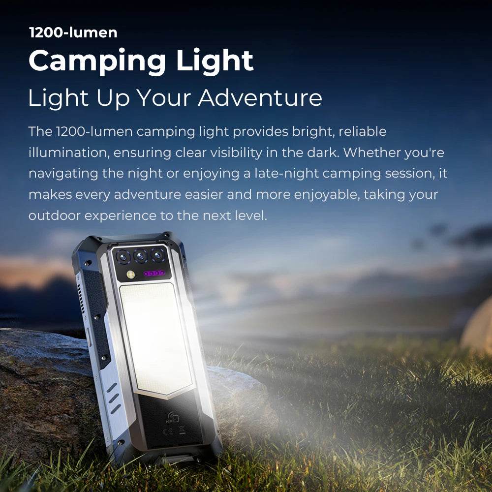 Oukitel WP100 Titan Rugged Phone 33000mAh 66W Charger 200MP Camera Built-in Projector Camping Light CellPhone - Price Value Store