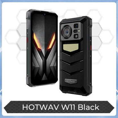 HOTWAV W11 Rugged Phone 6.6'' FHD+12GB+256GB 20800mAh Battery smartphone 64MP Camera Android 13 NFC Mobile Phone - Price Value Store