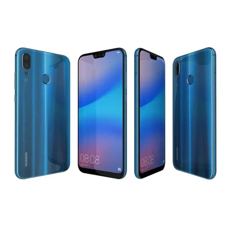 Huawei P20 Lite Smartphone Android 16MP+24MP Camera 5.84 inch 4G+128GB ROM 5G Network Mobile phones Google Play Store Cellphones - Price Value Store