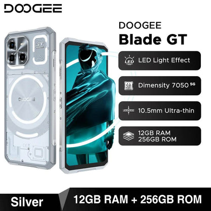 World Premiere DOOGEE Blade GT Rugged Phone 6.72'' FHD+ 120Hz LED Light Effect 12GB RAM 256GB ROM 5500mAh Battery Android 14 - Price Value Store