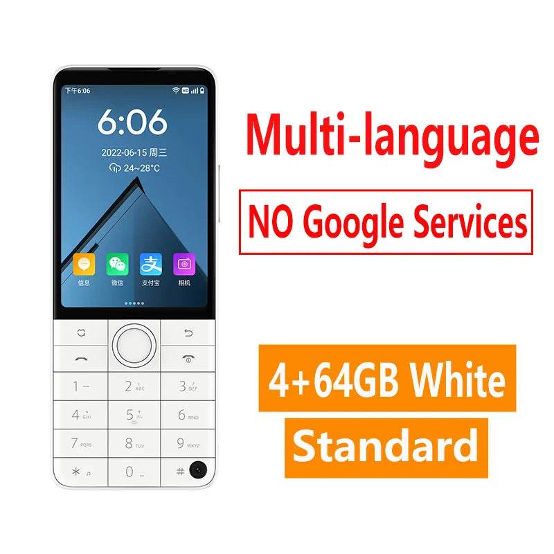New Qin F22 Pro Smart Touch ScreenPhone Wifi 5G+3.5 Inch 4GB 64GB Add Google Store Android QinGlobal Version Mobile Phone - Price Value Store