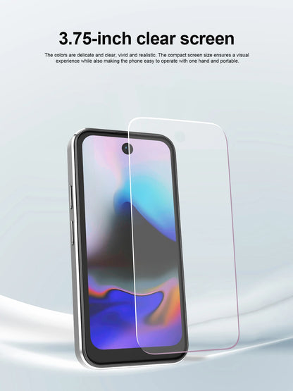 Fuffi Mini X7 Pro Phone 4G LTE Android10.0 Smartphone 4GB RAM 128GB ROM 4" Display 5MP Camera Dual SIM With Play Store WhatsAPP