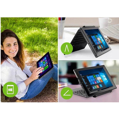 Global Firmware 10.1'' Windows 10 64Bit Quad Core 4GB RAM 32GB ROM 2 in1 Tablet PC Z8300 S12 With Keyboard HDMI-Compatible - Price Value Store