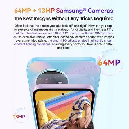 Blackview OSCAL TIGER 12 Smartphone Helio G99 6.78'' 120Hz 2.4K Display Cell Phone 8GB 128GB, 64MP, Mobile Phone Android13 - Price Value Store