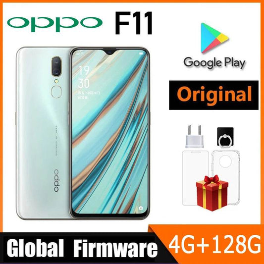 OPPO F11 smartphone Global firmware CPU Helio P70 4020mAh battery 6.53 inches Rear camera 16MP used phone - Price Value Store