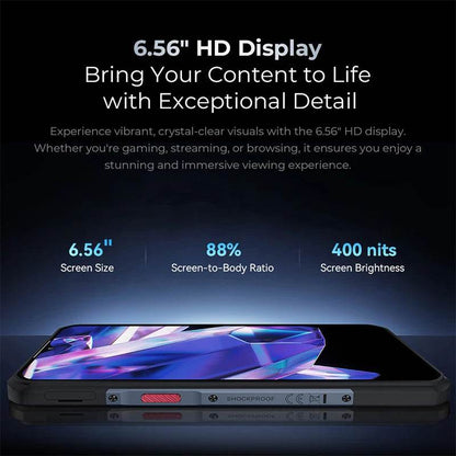 Oukitel Wp35 S Rugged Phone 6Gb+256Gb 11000Mah Nfc Android Cell Phones 48Mp Rear Camera Smartphone Business Phone - Price Value Store