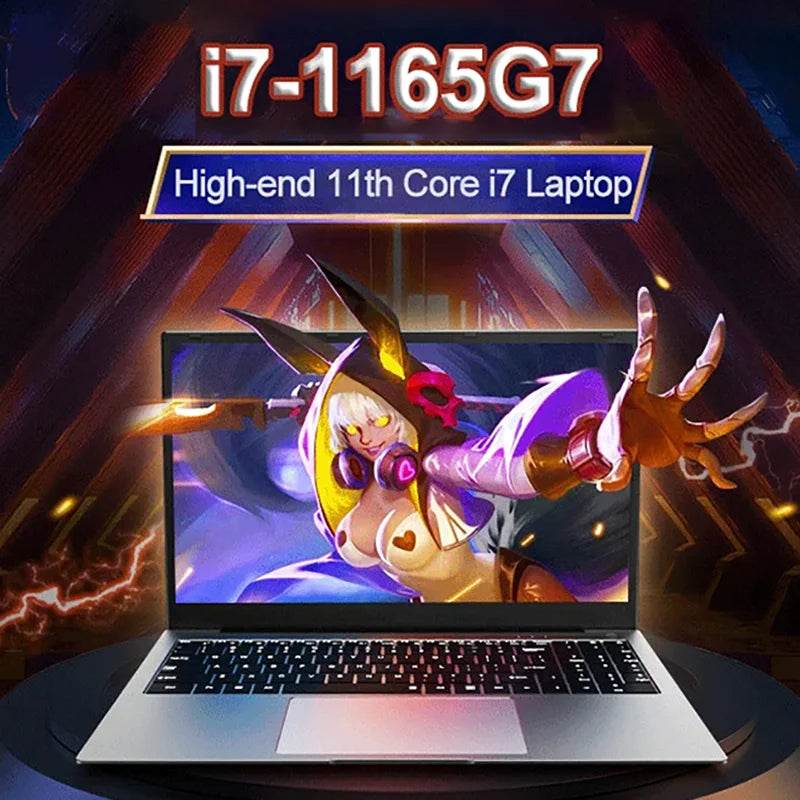 NVIDIA MX450 i7 1195g7 DDr4 32G RAM 2TB SSD Laptop 15.6 Inch Laptop Core Window11 Pro 1920*1080 Screen Portable Gaming Notebook - Price Value Store