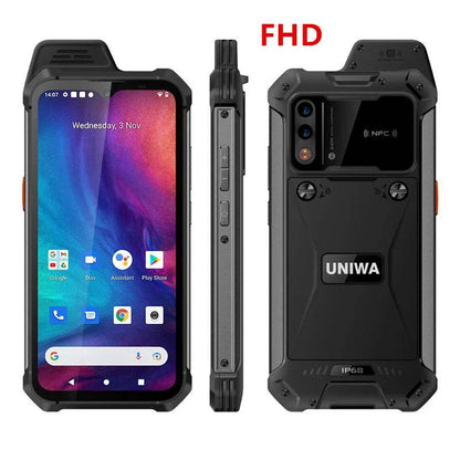 UNIWA W888 Waterproof Smartphone 4GB+64GB 6.3Inch FHD/HD 4G Walkie Talkie PTT Cellphone 5000mAh NFC Andriod 11 Mobile Phone ATEX - Price Value Store