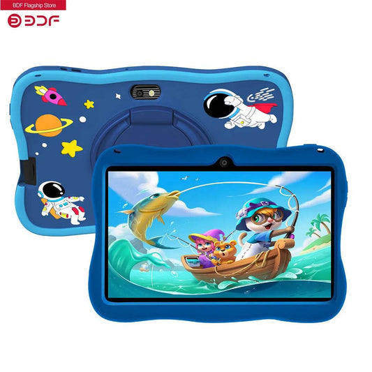 7 Inch Kid Tablet 4GB RAM 64GB ROM Android 13 Wi-Fi Battery Dual Camera Children's Gift Kids Software - Price Value Store