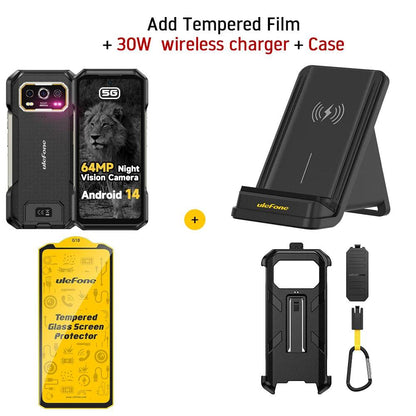 Ulefone Armor 27 Pro 5G Rugged Phone 10600mAh Smartphone 50MP Camera 64MP Night Android 14 Up to 24GB+256GB NFC Waterproof Phone - Price Value Store