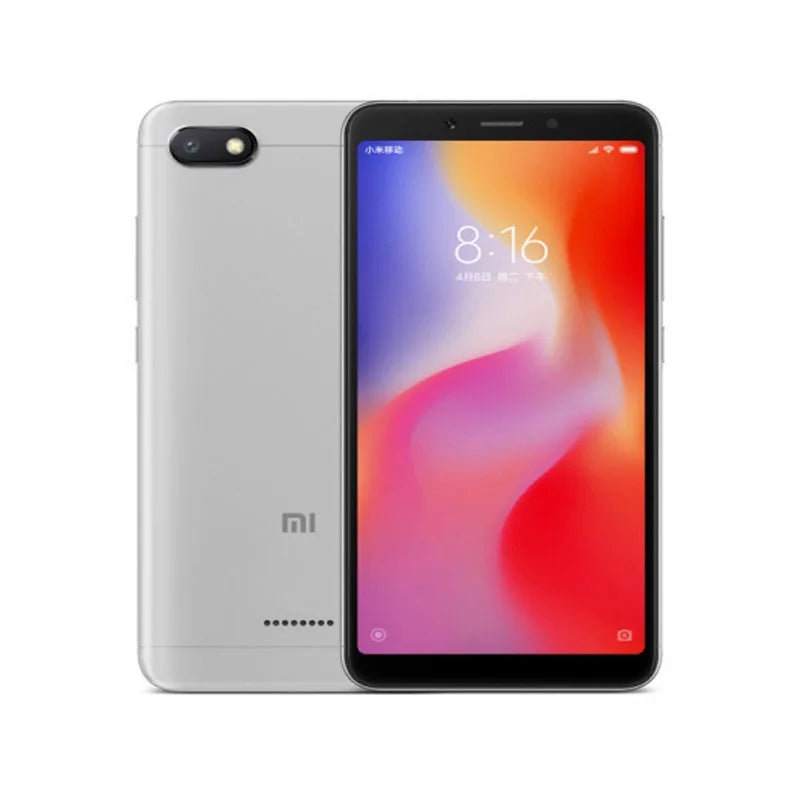 Global firmware Xiaomi Redmi 6A  smartphone5.45" 13MP  MediaTek Helio A22 3000mAh Facial recognition used phone