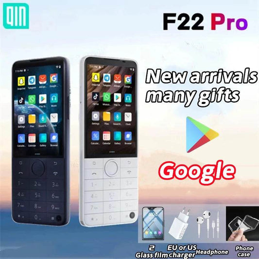 Qin F22 Pro Google Version Duoqin MTK Helio G85 Wifi 3.54 Inch Octa Core Bluetooth 5.0 640*960 Touch Screen Phone - Price Value Store