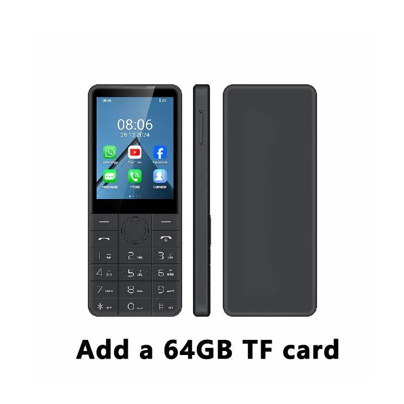 DOOV R77 4G Smart Touch Screen 2.8 Inch Keypad Mobile Phone without Camera 3GB+32GB 2100mAh Android 13 Whatsapp Hebrew keyboard - Price Value Store