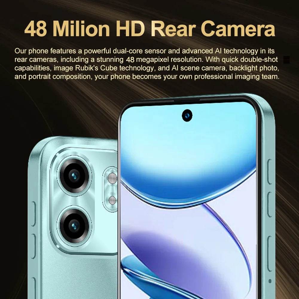FUFFI X7 Pro Smartphones Cellphone Android 14 6.56 inch Screen,12+512GB 24+48MP Mobile phone 5800mAh Google Play Store Phone - Price Value Store