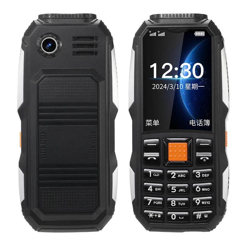Durable Small Size Mini Rugged Outdoor Mobile Phone Push Button Battery FM Quick Dial Long Standby Two Flashlight Lound Sound - Price Value Store