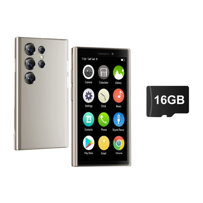 SERVO Android Mini Smartphone 3G Network Dual SIM Card Play Store Face Unlock WiFi GPS 5MP Camera 3.0" Small Cell Phone Portable