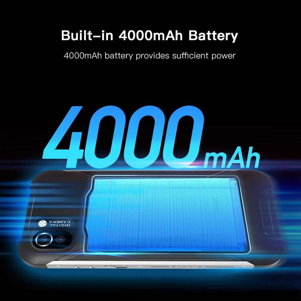 Global Version UNIWA W555 4G NFC Smartphones Android 12 3G+32G 5.71 Inch Quad Core Mobile Phones 4000mAh 13MP Rear Camera PTT - Price Value Store