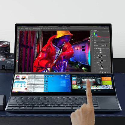 Dual-screen E-sports Laptop I7 9750H Combination of a 16-inch Screen and a 14-inch Touchscreen Windows 11 Pro gaming laptop - Price Value Store