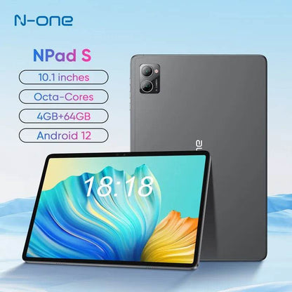 N-ONE NPad S 2023 10.1inch Tablet Pad 1280X800 HD 4GB 64GB Android 12 MTK8183 8-Cores 6600mAh Dual WIFI BT5.0 Tablettes - Price Value Store