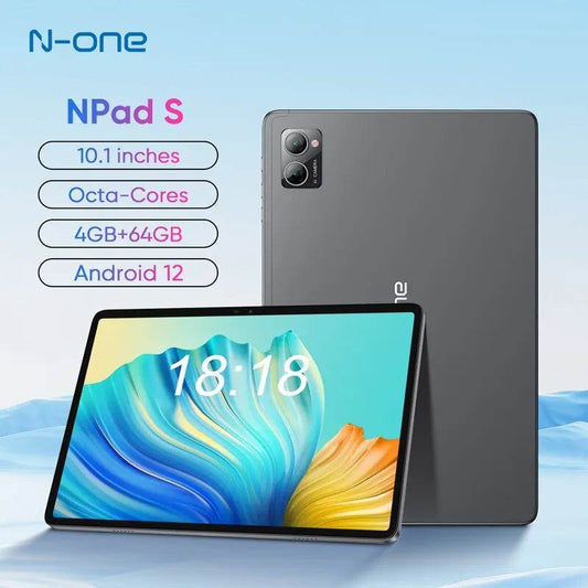 N-ONE NPad S 2023 10.1inch Tablet Pad 1280X800 HD 4GB 64GB Android 12 MTK8183 8-Cores 6600mAh Dual WIFI BT5.0 Tablettes - Price Value Store