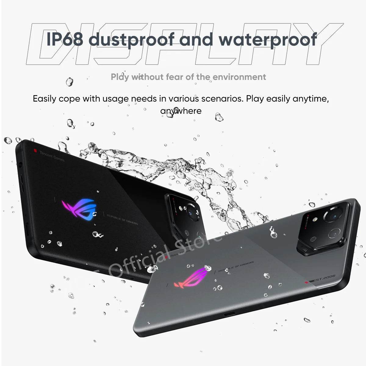Original ASUS ROG Phone 8 Smartphone Snapdragon 8 Gen 3 6.78'' 165HZ E-Sports Screen 5500mAh 65W Fast charging ROG 8 Gaming NFC - Price Value Store