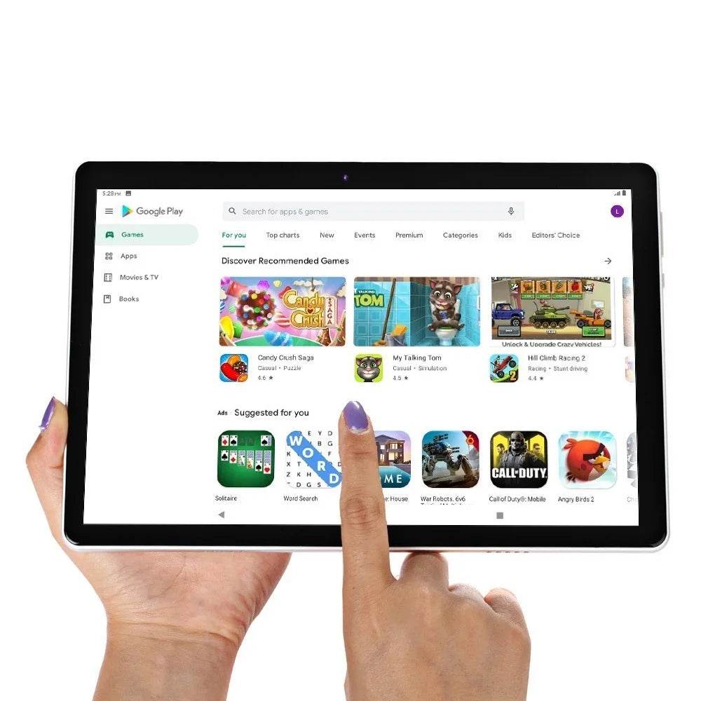 New 10.1 Inch Global Version Tablet Pc Octa Core Google Play 3G Phone Call Dual SIM Card WiFi Bluetooth 4GB RAM 64GB ROM Tablets - Price Value Store