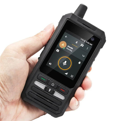 UNIWA F80S POC Walkie Talkie 4G Rugged Phone Spreadtrum Quad Core 1GB+8GB 5300mAh Battery 2.4Inch 1.4GHz Android 10 Mobile Phone - Price Value Store