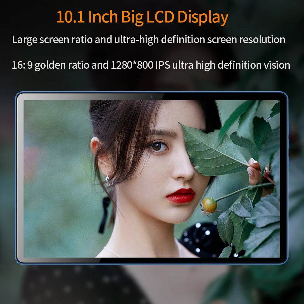 New 4G Pad Y7-BDF 10.1 Inch Android Tablets Octa Core 8GB RAM 256GB ROM 4G LTE 5G WiFi Tablet Pc Double SIM Card HD Display - Price Value Store