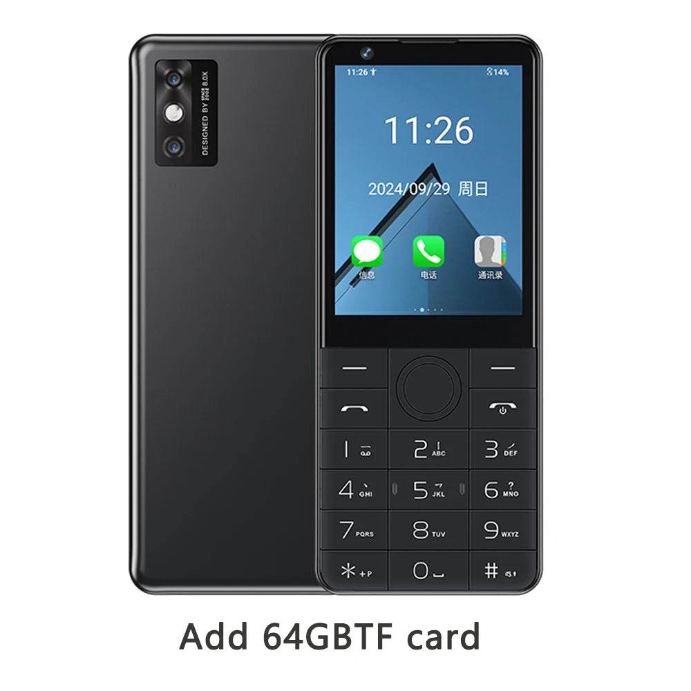 DOOV R77 pro 4G Smart Touch Screen 2.8 Inch Keypad Mobile Phone 3GB+32GB 3000mAh Android 13 Whatsapp - Price Value Store