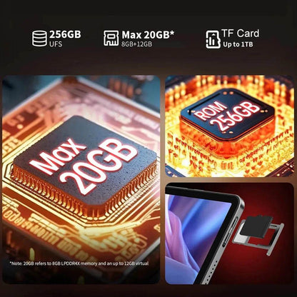 NEW Tablet Teclast T65MAX MTK G99 Octa-Core 13inch 1920x1200IPS 8GB RAM 256GB ROM Android 14 10000mAh 13MP+8MP WIFI 2.4G+5G BT5 - Price Value Store