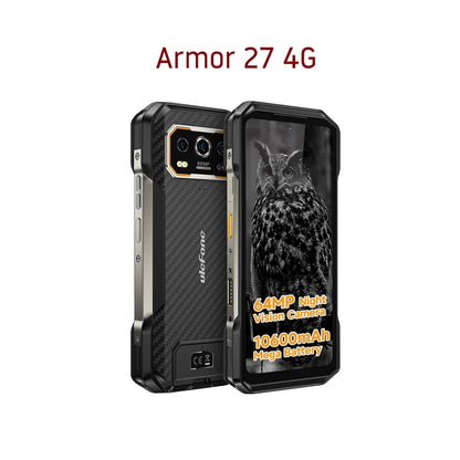 【World Premiere】 Ulefone Armor 27 4G 10600mAh Rugged Phone 24GB+256GB  Android 14 Smartphone 6.78"FHD 120Hz Night Vision Global
