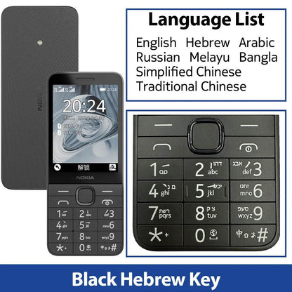 Original Nokia 215 2024 Version 220 4G Feature Phone 2.8 Inch Bluetooth FM Radio 1450mAh Bettery Mobile Phone Type-C Port - Price Value Store
