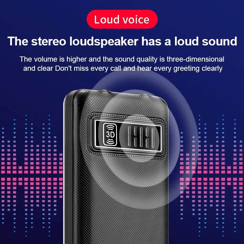 GSM 2G BAR Phone G600 Dual SIM Card 6800mAh Battery SOS Big Key 2.4Inch Screen Mobile Cellphone For Old Man Woman MP3 Recoder - Price Value Store