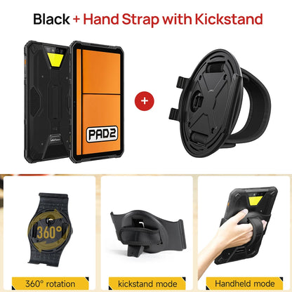 Ulefone Armor Pad 2 Rugged Tablet , 11" 2K , 18600 mAh ,IP68/IP69K Android 13 NFC GPS 4G Tablet Up to 16GB RAM 256GB ROM