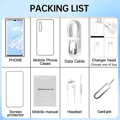 Global HUAWEI P30 Pro Smartphone Android 6.47 inch 8GB+128GB/512GB Cellphones Dual SIM 4200mAh Google Play Store Mobile phones - Price Value Store