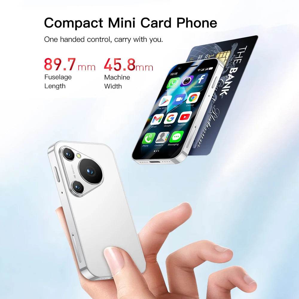 SOYES P70 Pro Max Mini Android8.1 Smartphone 3.0 Inches 2000mAh Face ID Dual SIM Standby Play Store 3G Little Phone - Price Value Store