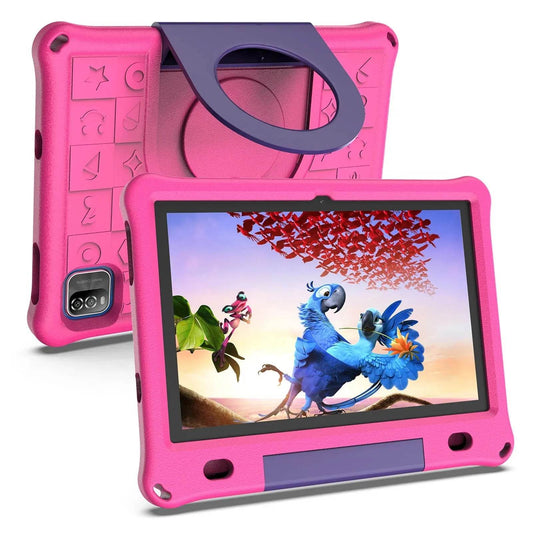 Pritom 10.1 Inch Kids Tablet Android 12 WIFI 6 Quad Core Processor 3GB RAM 64GB ROM YouTube with EVA Protective Case - Price Value Store