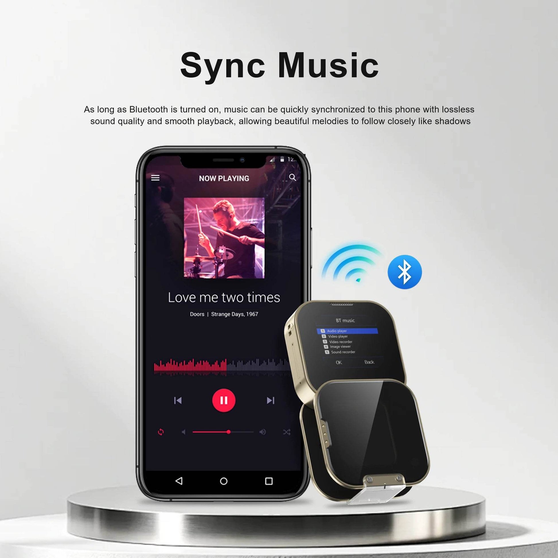 SERVO i19 Rotate Mini Touch Mobile Phone Dual SIM Standby Bluetooth Dialer MP4 Player Magic Voice 2G Small Rotating Screen Phone - Price Value Store