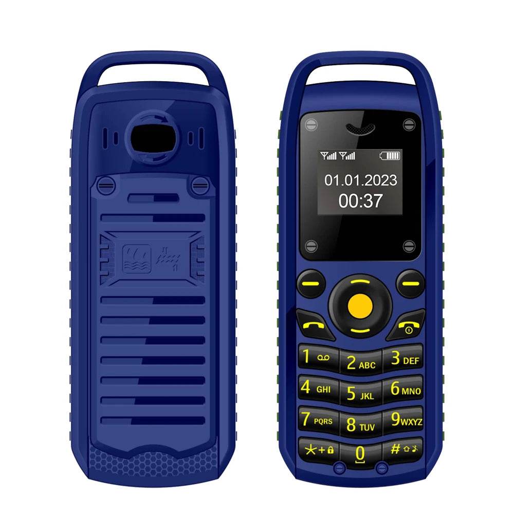 SERVO B25 Mini Feature Mobile Phone Bluetooth Dialing Blacklist Smallest Backup 2 SIM Super Small Cell Phone Wear around Ears - Price Value Store
