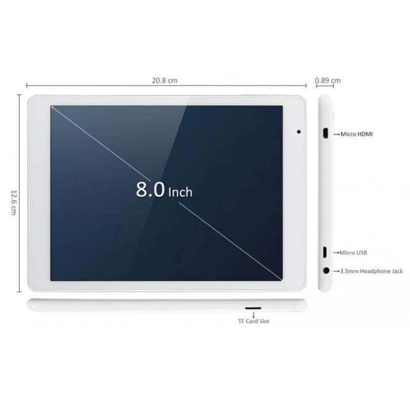 Teclast X80 Power Tablet 8 Inch Intel Z8300 Dual OS Windows 10 + Android 5.1 2GB RAM 32GB ROM Quad Core IPS 1920*1200 - Price Value Store